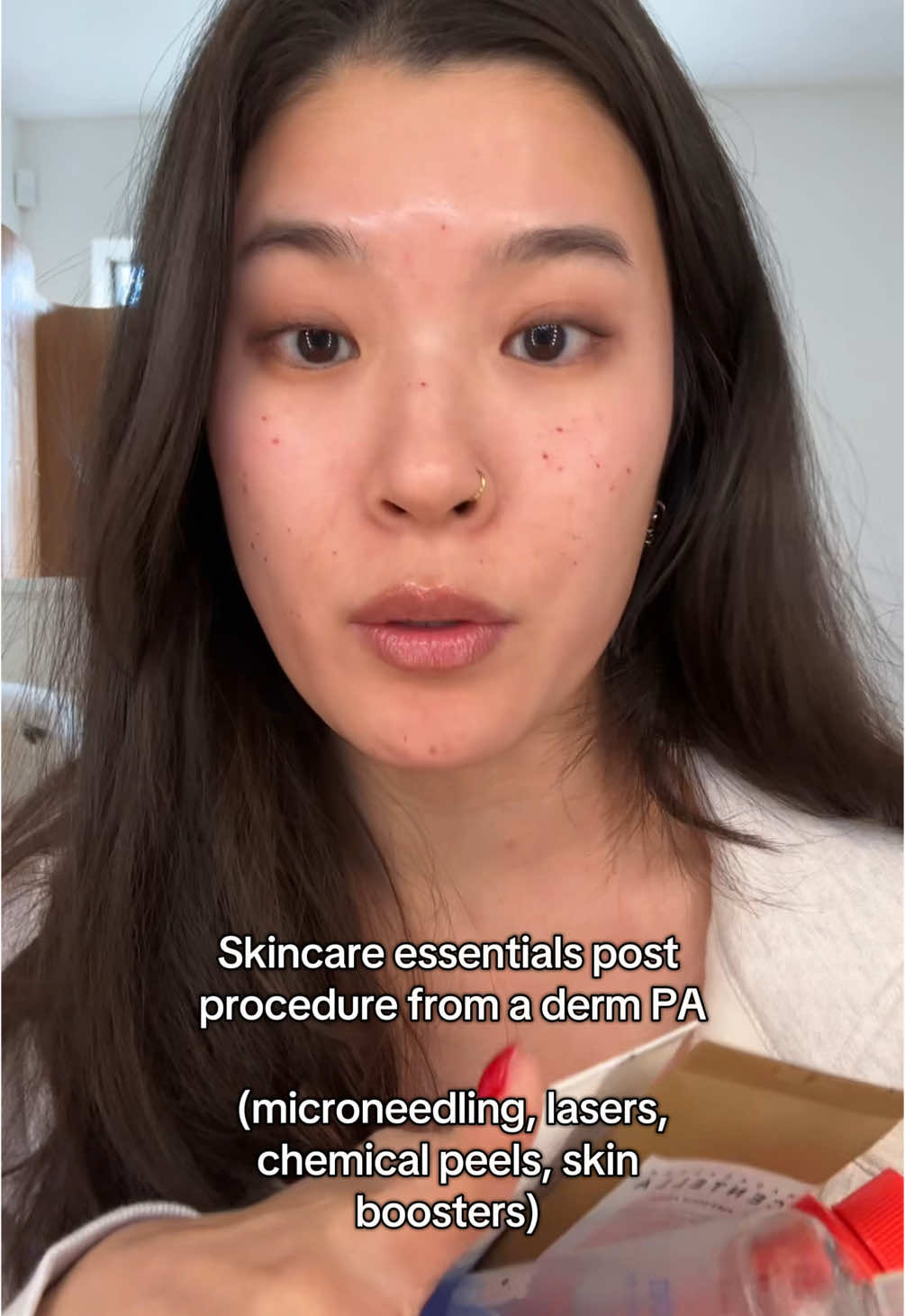 The 5 step routine to speed up your post procedure down time and prevent infections/hyperpigmentation  @SKIN1004 Official centella ampoule foam  @Tower 28 Beauty daily rescue facial spray  @Mixsoon US Official HA serum and centella sun cream @La Roche-Posay cicaplast #skincare #sensitiveskin #skincareroutine #microneedling #kbeauty #antiaging #dermatologist 