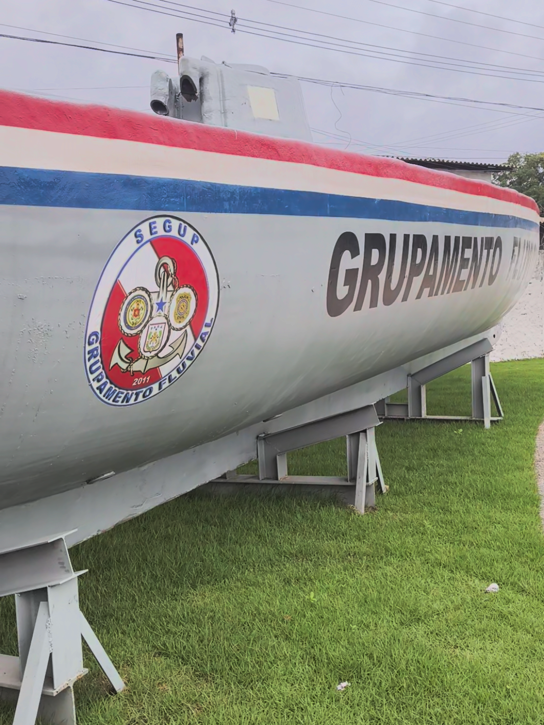 🛳️ Submarino do Tráfico em Belém do Pará 🛳️ #navio #barco #belempará 