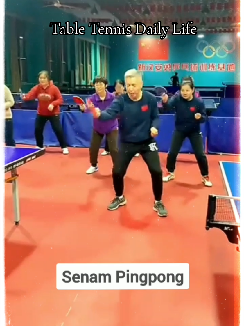 selamat pagi, mari kita senam dulu 😁  #tabletennis #dailylife #senam #pingpong #training #tenismeja #foryou 