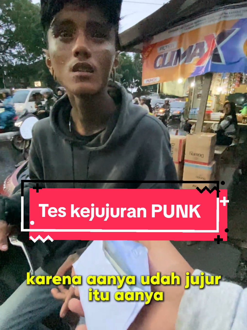 tes kejujuran anak punk, endingnya... #socialexperiment #sosialexperiment #fyp #punk 