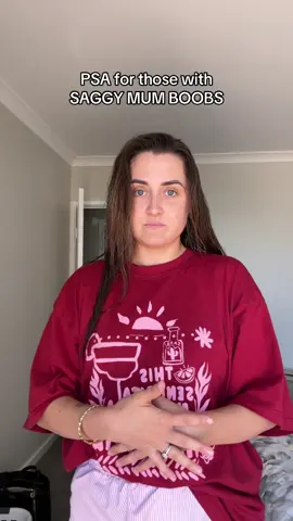 Will be tucking my @Sabbi the Store into my tit from now on 🫡  . . . #fyp #mumsoftiktok #aussiemum #sabbi #sabbistore #oversizedtshirt 