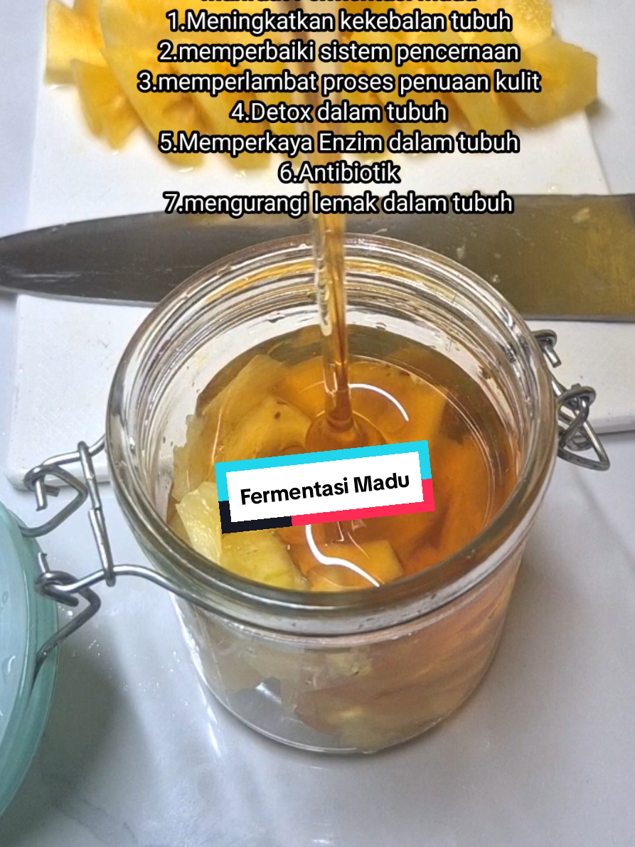Setelah tau bikin minuman probiotik itu gampang kayaknya aku bakal sering bikin karena emang manfaatnya banyak banget #Fermentasimadu #minumanprobiotik #dapursiska #Madunenas #madu 