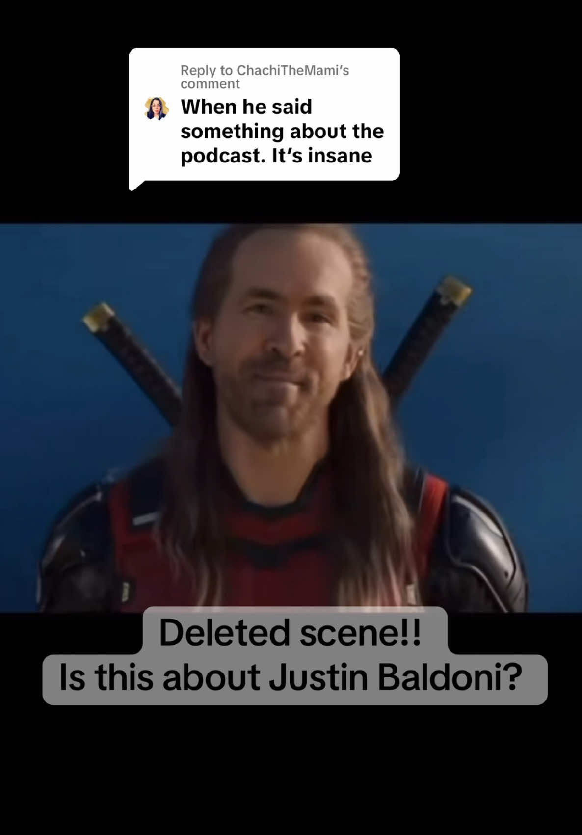 Replying to @ChachiTheMami Wait… idk I feel like these all can’t be coincides. like he’s def taking a jab at Justin, esp since Nicepool got pewpewed in front of the flower shop!!!! #itendswithus #deadpool 