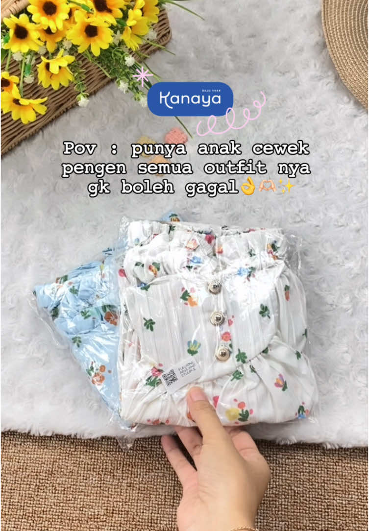 Pengen outfit anak cewek cantik terus? Checkout outfitnya dibajuanakkanaya dong 😍🫶🏻 #BerAWALdariTikTokShop #outfitanak #tokobajuanak #romperbaby #romperbayi #romperanakmurah 