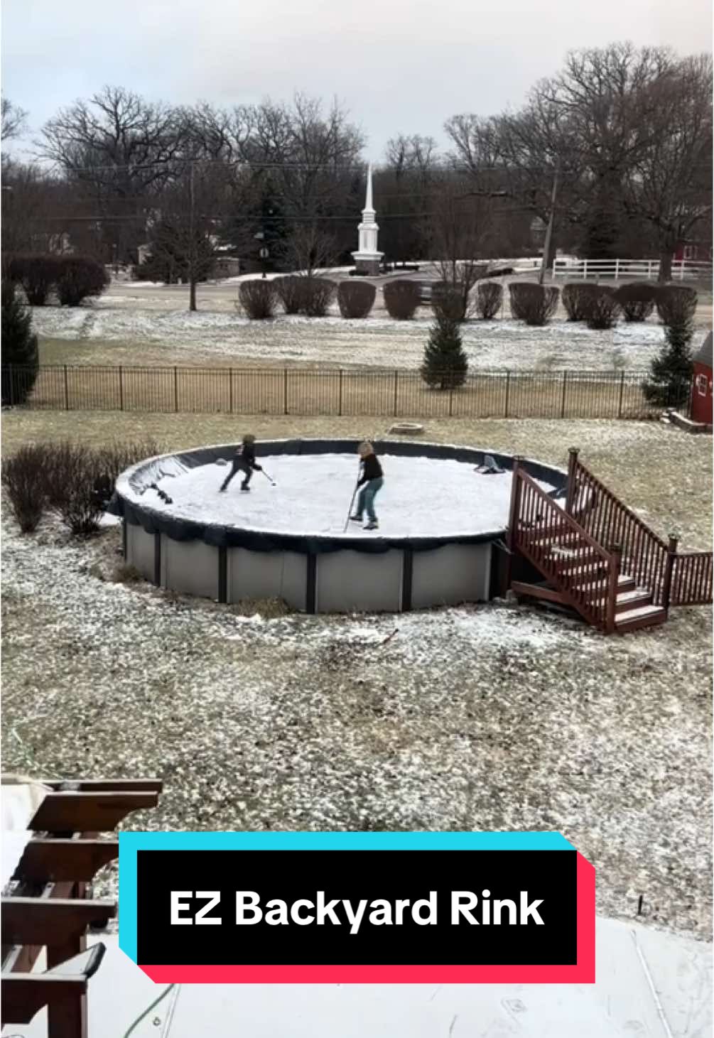 2025 outdoor hockey has officially opened #NHL #hockey #boyswillbeboys #bauer #ccm #puck @ESPN @Barstool Sports @The Hockey Guys @Greeny @Coach Chippy 🏒 #fyp #StanleyCup #winter #fypシ #fypシ゚viral 