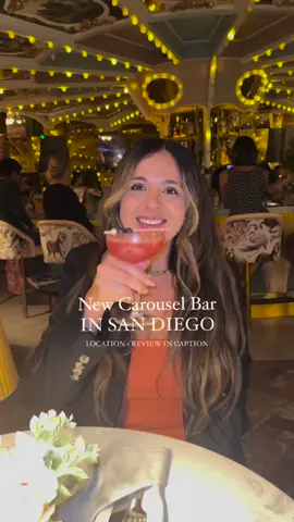 ✨ Follow for more things to do in San Diego ⭐️ Wilma’s Carousel Bar is located in little Italy and features a revolving circular cocktail bar that makes a full rotation every 14 minutes. This place is a must for pictures and girlie times! Love the new ambiance. 📍 2401 KETTNER BLVD. SUITE B SAN DIEGO, CA 92101 #sandiegocalifornia #sandiegofood #sandiegofoodie #sandiegorestaurants #socalfoodie #thingstodo #sandiegoca #sandiegolife #downtownsandiego
