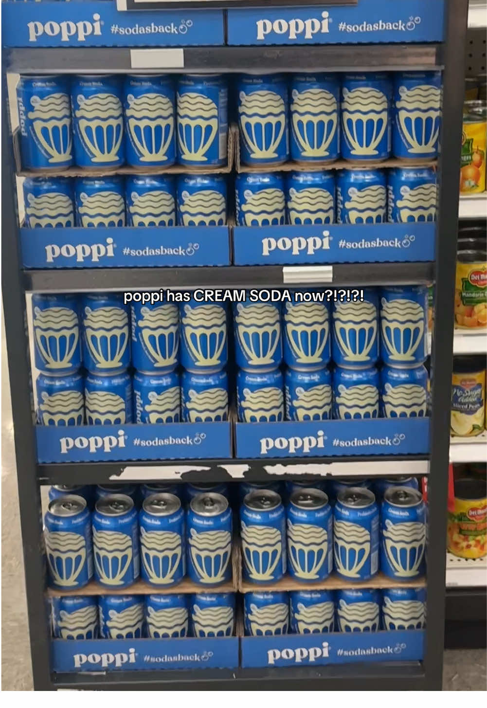 @Drink Poppi CREAM SODA AT TARGET *for limited time only* #drinkpoppi #sodasback #newpoppiflavor #poppicreamsoda #gutfriendly #sodaalternative #drinktok #foodies 