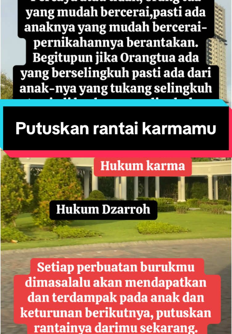 Segera perbaiki, dan putuskan rantainya❤️‍🔥 #MentalHealth #rumahtangga #karma #innerchildhealing #hipnoterapi #healer1272 