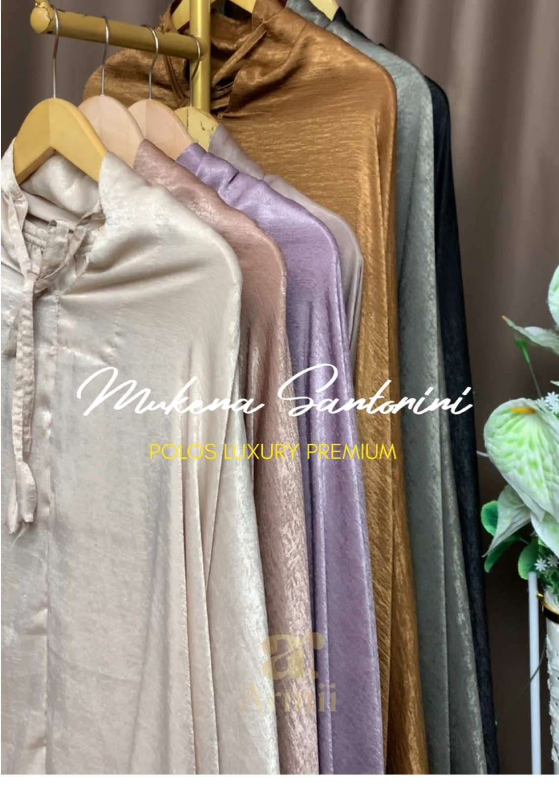 Masih bingung mau check out warna apa? Nih dear minmi buatin video khusus kode warna mukena polos santorini luxury premium😍❤️ #mukenapremium #mukenacantik #mukenajumbo #mukenaarmi 