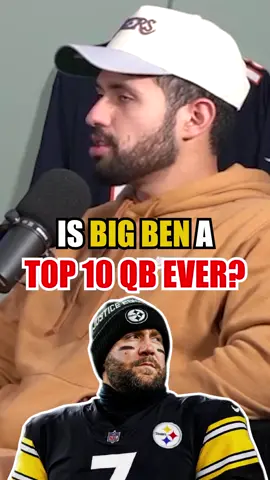 Is Big Ben a top 10 QB ever? #benroethlisberger #pittsburghsteelers #nfl 