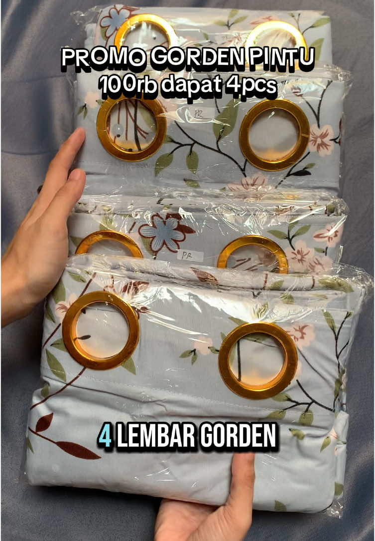 PROMO GORDEN PINTU 100rb dapat 4pcs gorden  #fyp #masukberanda #xybca #fypシ゚viral #rekomendasigorden #100ribuandapat4pcs #gordenmurah 