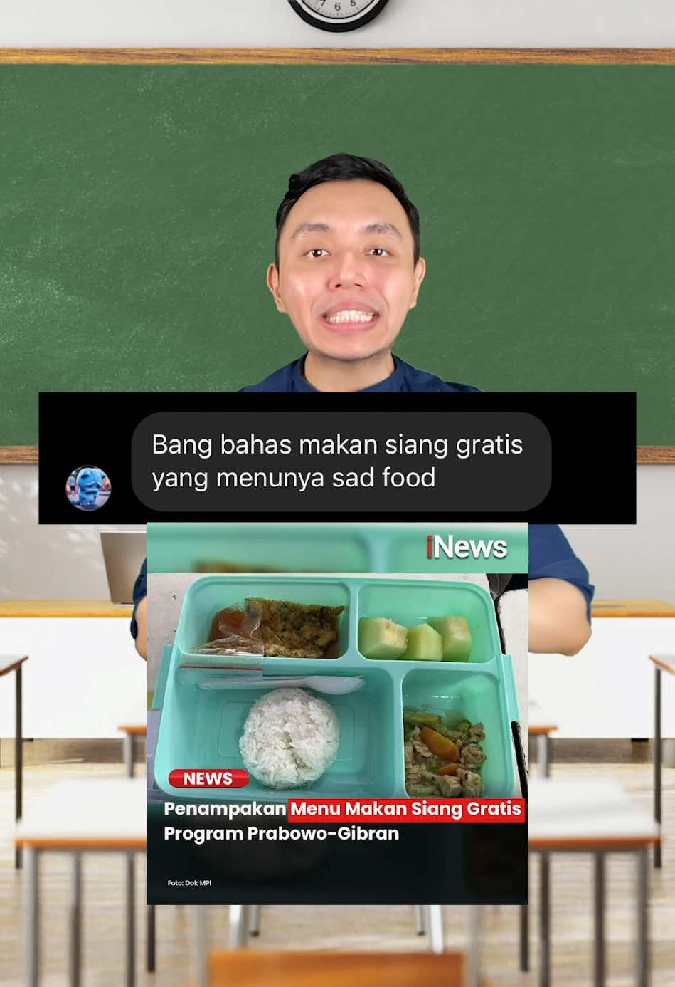 Makan siang gratis SAD FOOD? Pada gak doyan?