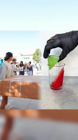 Would you put your hand on a random box for a prize? #manonthestreet #streetinterview