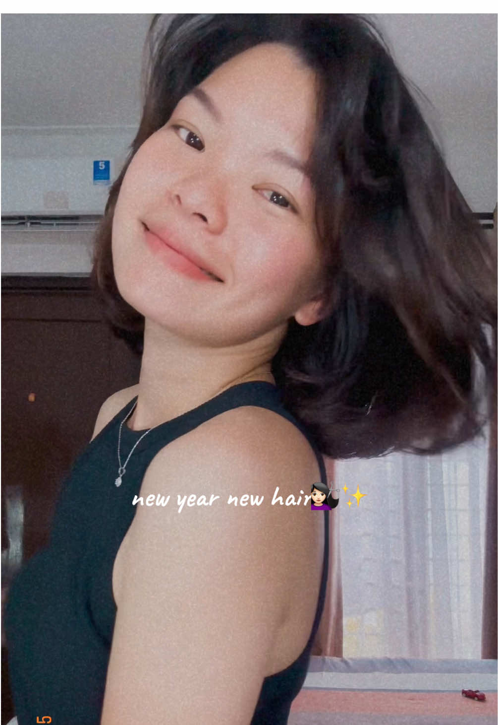 New year new hair💇🏻‍♀️✨ #haircut #hairstyle #tutorial #hairtutorial #selfhaircut #fyp #fypシ゚ #trendingvideo 