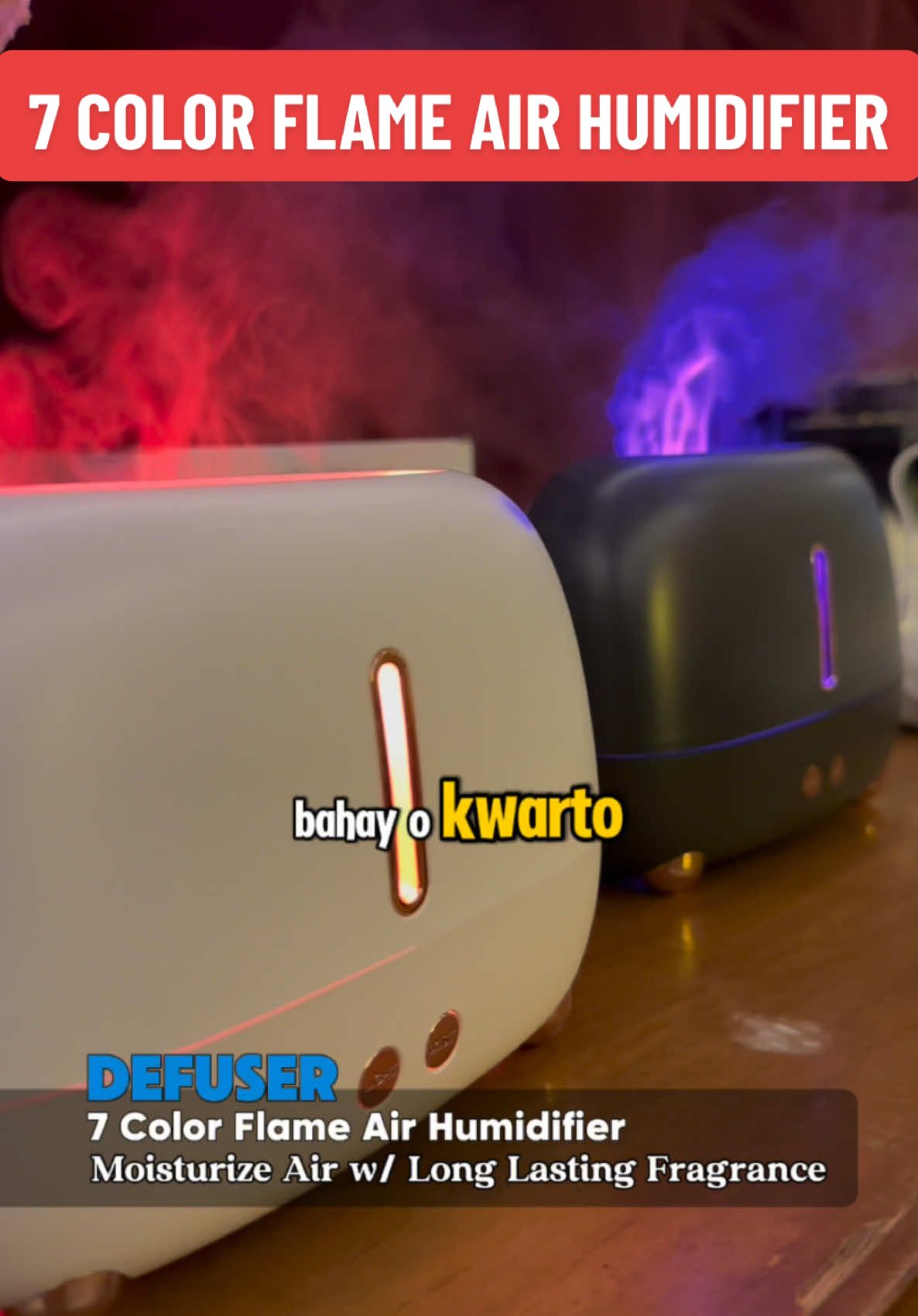 AIR HUMIDIFIER DEFUSER AIR FRESHENER #airhumidifier #humidifier #defuser #roomscent#aromatherapy #nightlamp #fyp 