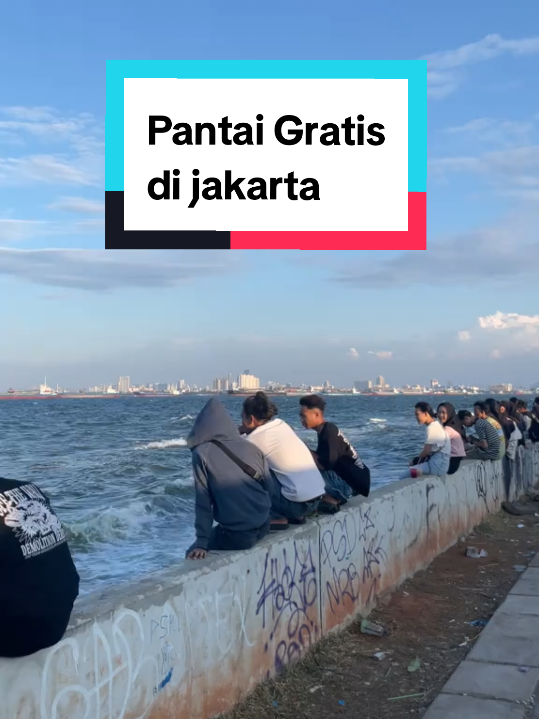 Di jakarta ada pantai gratis loh tebak ada yang tau ini dimana?  #fyp #fypage #fypシ゚ #jakarta #jakartakeras #jakartaselatan #jakartabarat #jakartautara #jakartapusat #tanahabang #jakartatimur #jakartacity #jakartafair #jakartavseverybody #dkijakarta #gbksenayan #gelorabungkarno #indonesia🇮🇩 #indonesia #penjaringan #muarabarujakarta #pik2 #jakartatenggelam2030 #banjirrob #tangguljebol #tanggulmuarabaru #mancingmania #kapal #perahu #pantaijakarta #pulauseribu #pluitjakarta #selatsunda #pantaiindonesia #dkijakarta #muaraangke #tanjungpriok #banjir #basarnas #jakartabanjir #gubernurdkijakarta #wargajakarta #viewjakarta 