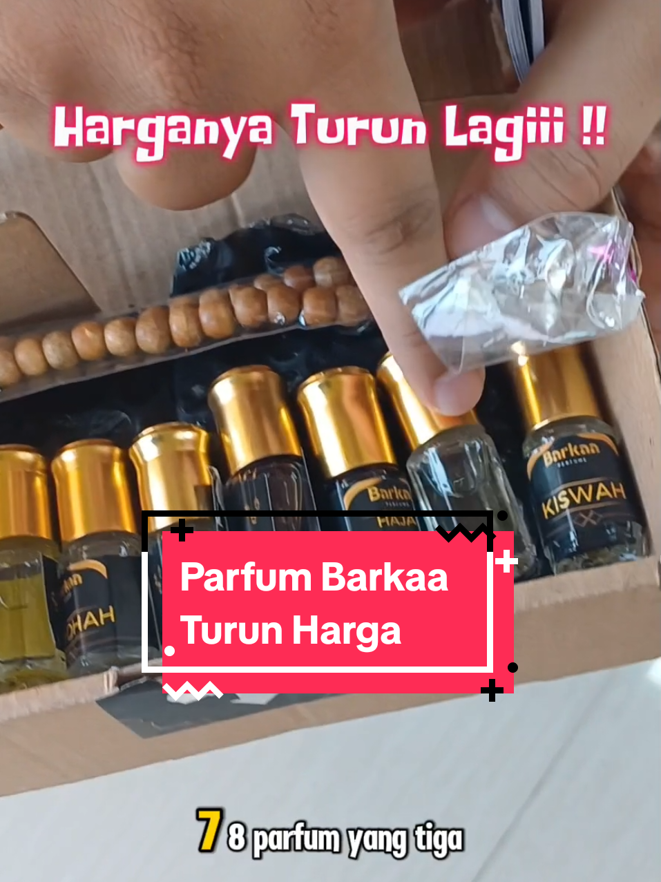 Rekomendasi Parfum Non Alkohol by Barkaa Parfum 1 paket uda dapat 8 botol per botol isi 3 ml beli d keranjang kuning karena kmrn harga sempet naik jadi 100rban.. skrg uda d turunin lagi ama sellernya jadi 60 apa 70an cek lgsg ya cocok juga buat gift #cuantanpabatas #wibgajian #ramadhan #parfumnonalkohol #patfum 