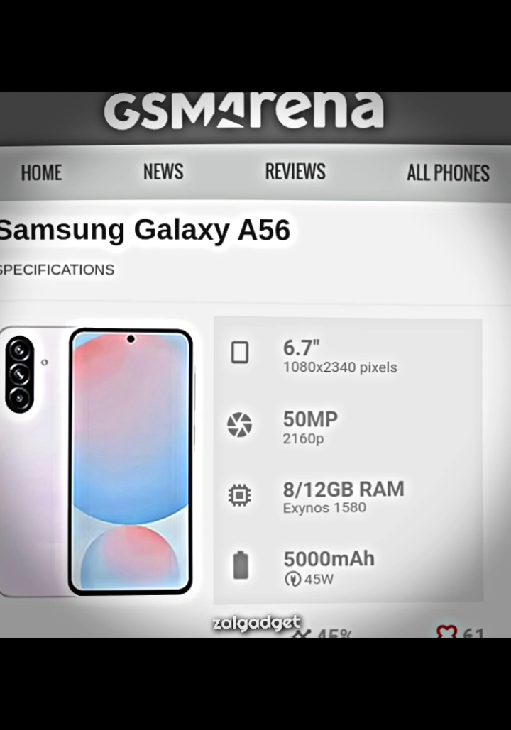 Samsung galaxy a56 diprediksi bakal launching bulan maret 2025🔥 - - - - #fyp #fypシ #fyppppppppppppppppppppppp #pageforyou #bismillahfyp #samsungindonesia #samsunga56 