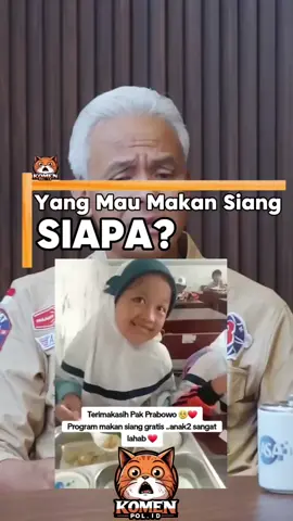 Dulu dalam konteks pilpres Ganjar Pranowo mempertanyakan program makan siang gratis (namanya berubah makan bergizi gratis), 