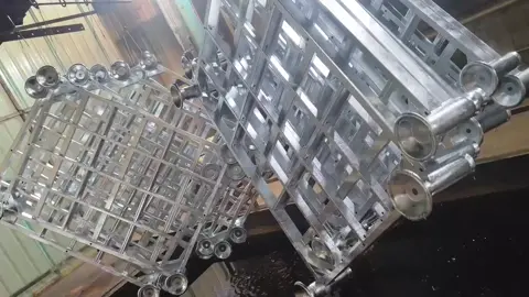 Hot deep galvanized steel pallet. #rack #HDG  #pallet 