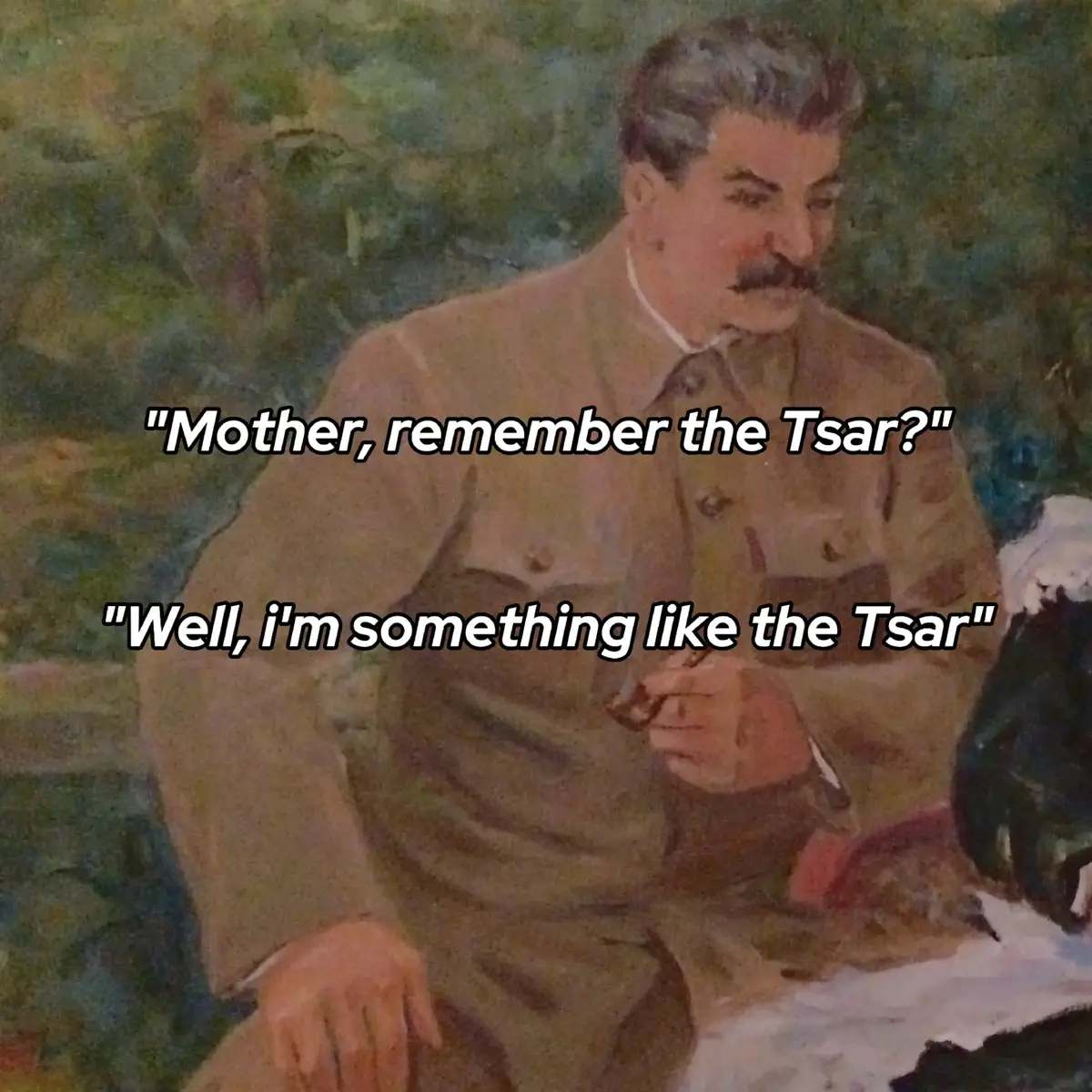 Joseph Stalin, born Ioseb Jughashvili in Georgia, came from humble beginnings. His mother, Ketevan Geladze, dreamed of him becoming a priest and sent him to seminary school. But Stalin chose a different path, rising to lead the Soviet Union with iron control. This iconic dialogue between Stalin and his mother reflects their contrasting lives. #historymemes #historytime #history #educational 