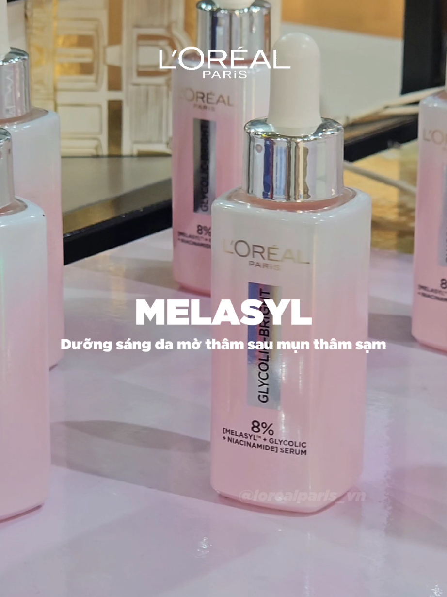 Dưỡng sáng da cải thiện thâm sau mụn thâm sạm nám cùng serum Melasyl 🥰 #lorealparis_vn #goclamdep #reviewlamdep #muataitiktokshop #serummelasylhong #duongsang #oapbaslive #lonabas 