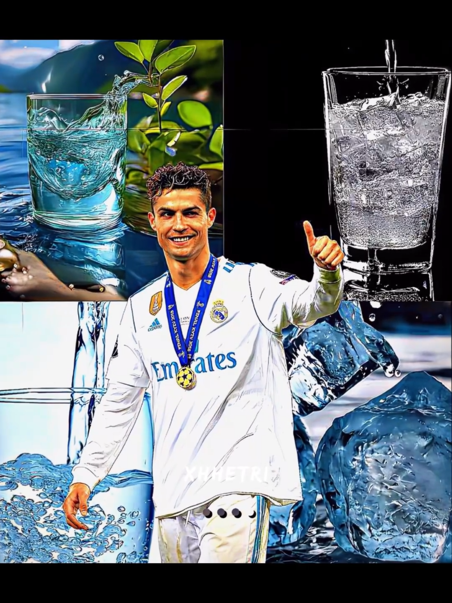 White Ronaldo🥶 #ronaldo #aftereffects #footballedit #foryoupage