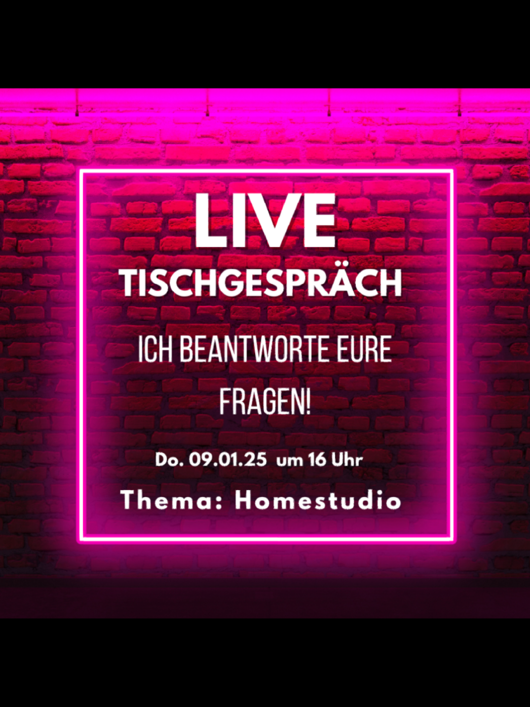 Ihr habt es Euch gewünscht: Donnerstag bin ich um 16 Uhr im Live. Ich sitze an meinem Nageltisch und versuche Eure Fragen zum Thema,Homestudio zu beantworten. Ihr habt Euch das Thema in meinem letzten LIVE gewünscht. Schreibt mir gerne in.die Kommis welches Thema Ihr Euch beim nächsten Tischgespräch wünscht.  #tischgespräch #live #tiktoklive #nails #homestudio