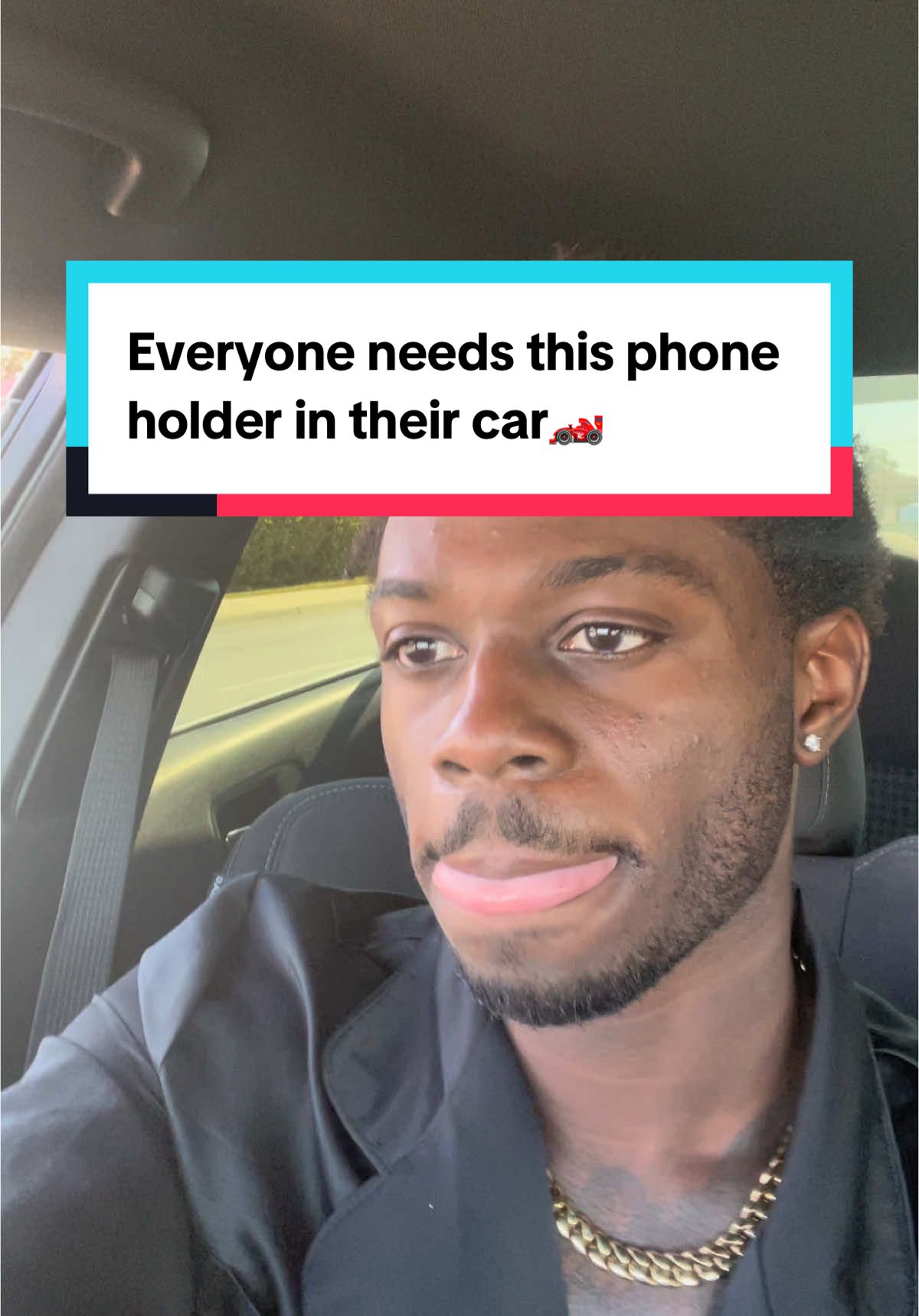 this phone holder easily clips onto your cars visor with a rotating screw that you can twist to get the angle for whatever content/tasks you need done on your phone 
