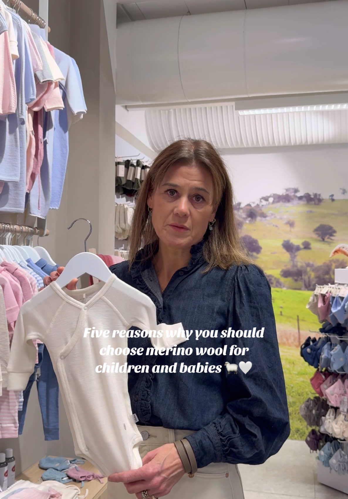 Our founder Pernille explains the five main reasons why you should choose merino wool for your kids 🤍 #merinowool #babyclothes #lillelam 