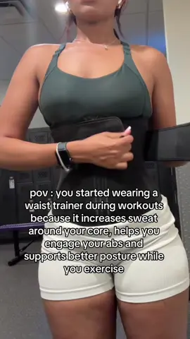 This and sweat 🤝 game changer #fyp #waisttrainer #trainer #waisttraining #snatched 