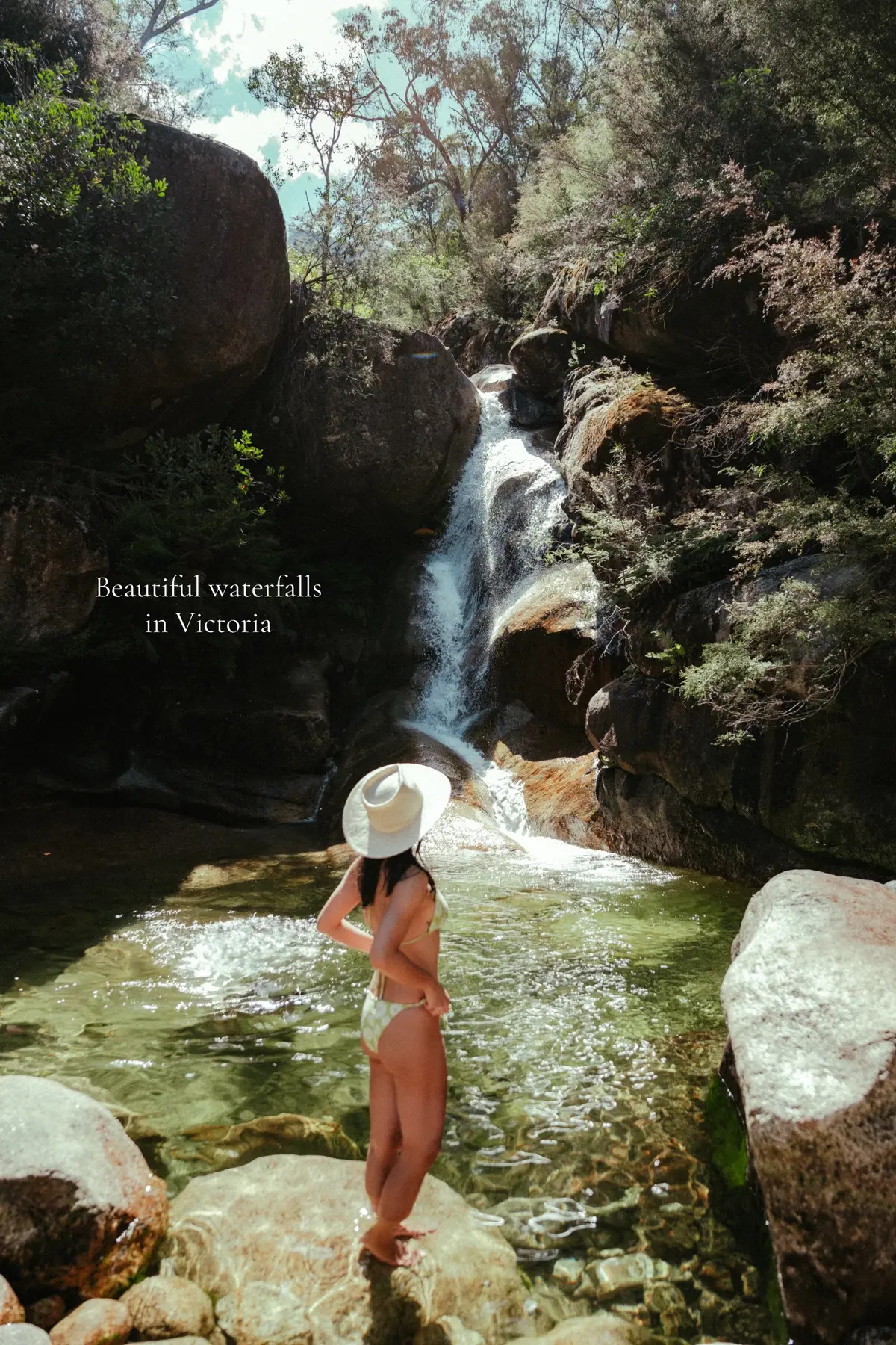 Ladies Bath Falls is the perfect spot to unwind on a hot summer day. To get there, simply follow the easy 1.5 km walk along the Gorge Walk or 15min drive from Bright #visitvictoria #brightvictoria #melbournewaterfalls #melbournesummer #melbournegetaway #travelaustralia #visitmelbourne #vichighcountry 