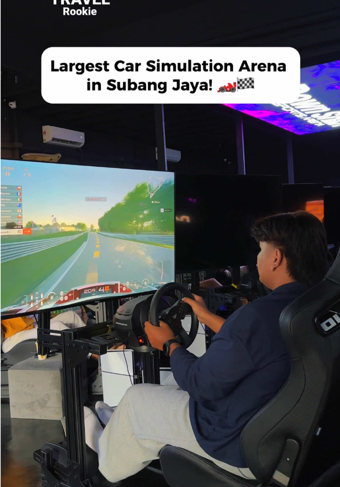 Largest car simulation arena in Subang Jaya 🔥🏎️ 📍 Downshift E-Sport Arena  💰 From RM20/hr  #subang #thingstodo #esports #travelrookie #fyp