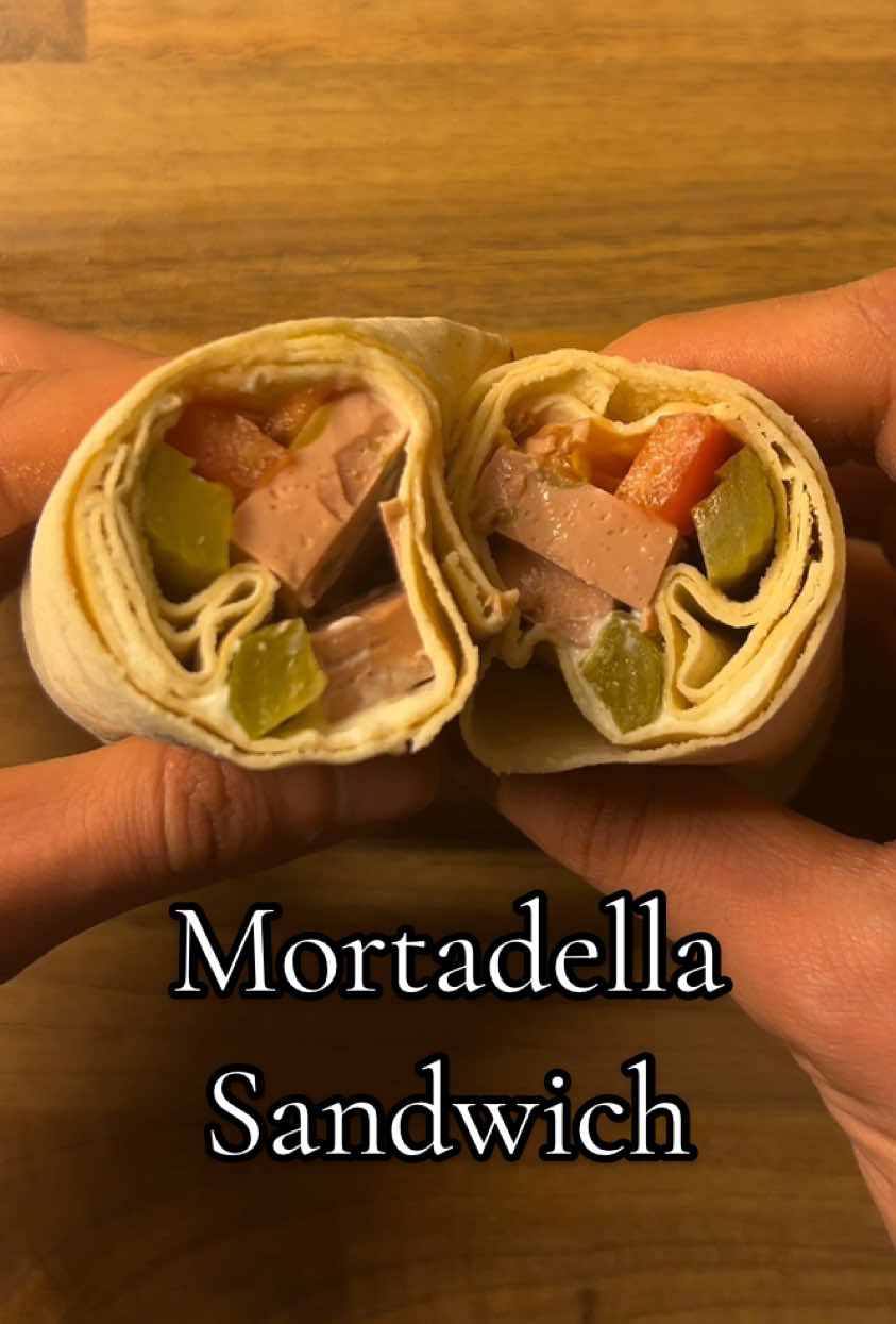 Mortadella sandwich / Lebanese childhood pov memories Ingredients: Arabic bread Picon cheese Mortadella  Pickles Tomatoes #lebanesefood #lebanon #lebanesetiktok #mortadella #EasyRecipe #quickandeasy #lebanontiktok #lebanon🇱🇧 