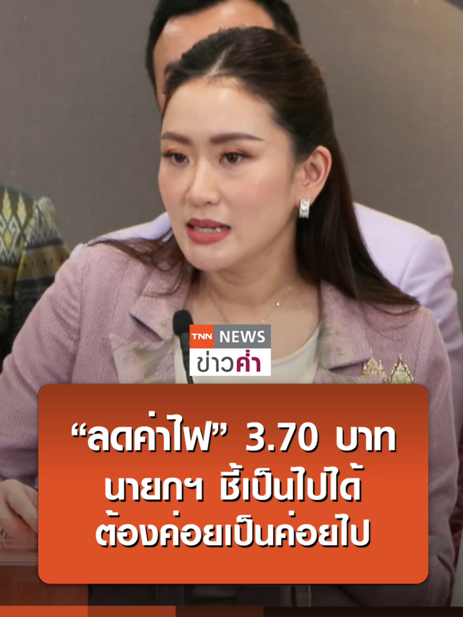 “ลดค่าไฟ” 3.70 บาท นายกฯ ชี้เป็นไปได้ ต้องค่อยเป็นค่อยไป | TNN ข่าวค่ำ | 7 ม.ค. 68 #ลดค่าไฟ #ค่าไฟ #นายก