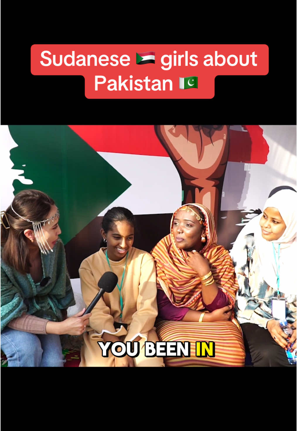 Sudanese girls about Pakistan #sudan #sudanese #pakistan #streetinterview 