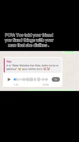 She’s too mad 😂😭 Guys I Love Him Mos. #voicenote #newsound #whatsappvoicenote #fyp #explore #mjolo #trendingsound #trendingvideo @lizzy 