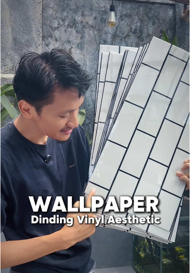 Wallpeper vinyl #wallpaperdinding #wallpaper #wallpaperdindingmurah #wallpapersticker #wallpaperaesthetic 