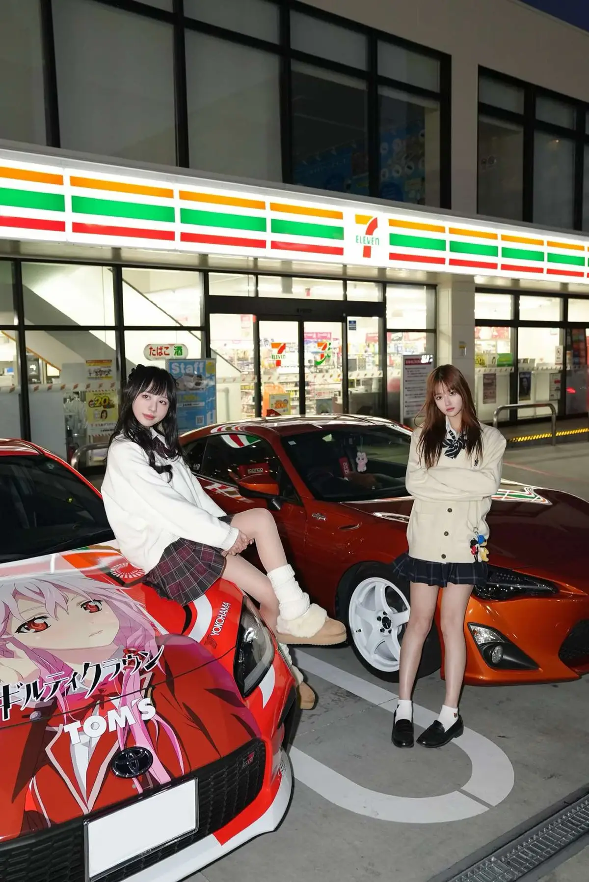 写真とbgmぴったり合っているでしょう？ #イニシャルd #車好き #車好き女子 #マニュアル女子 #gr86 #痛車 