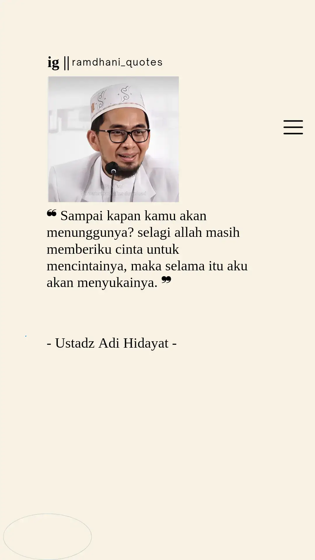 sampai kapan kamu menunggunya?  Jangan Lupa Sholat 🤍 #hijrah #reminderislamic #quotes 