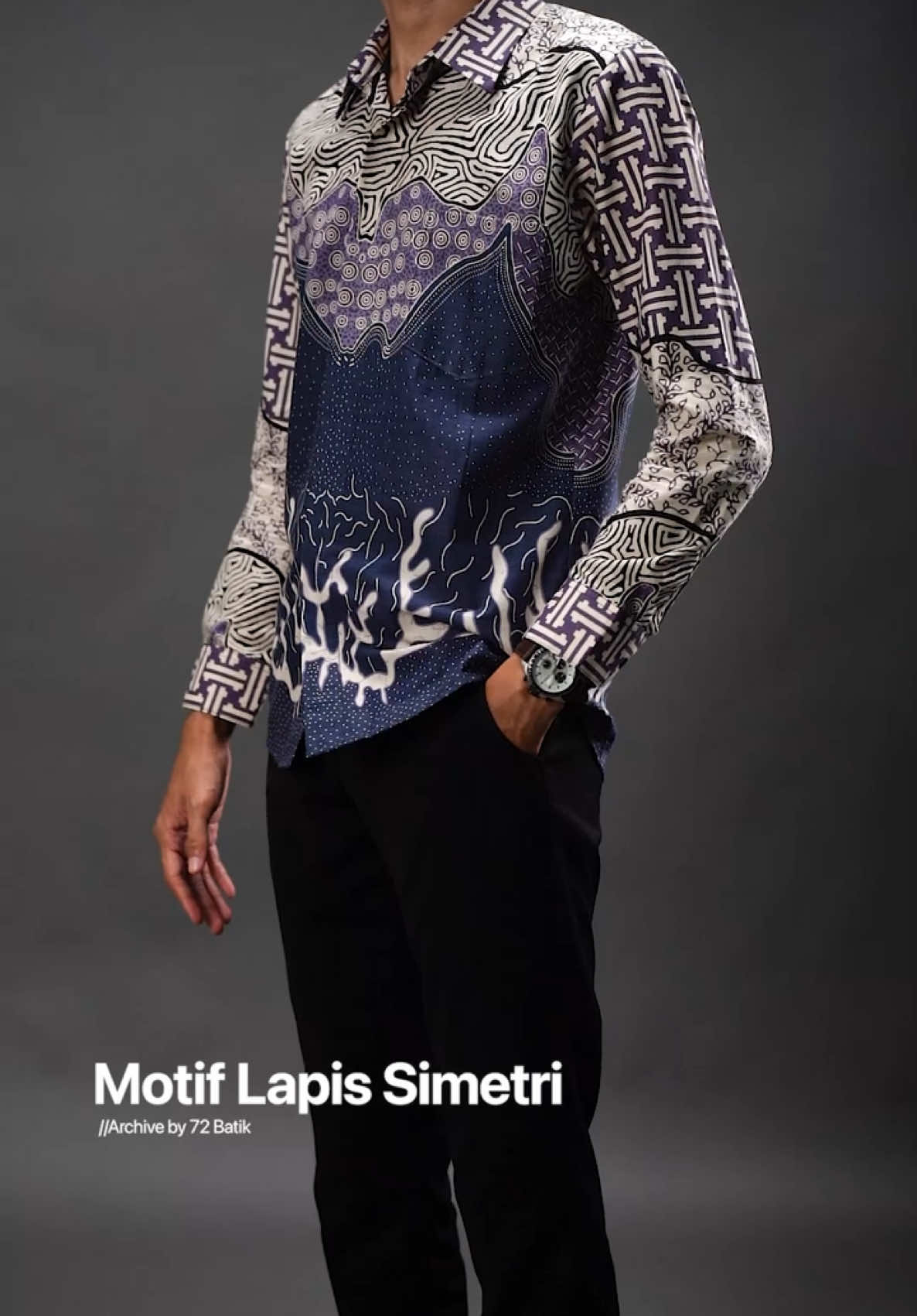 tampil elegan bersama lapis simetri dari 72 Batik #batik #indonesia #fyp #formal #outfit #yogyakarta #jogja #budaya #kemeja