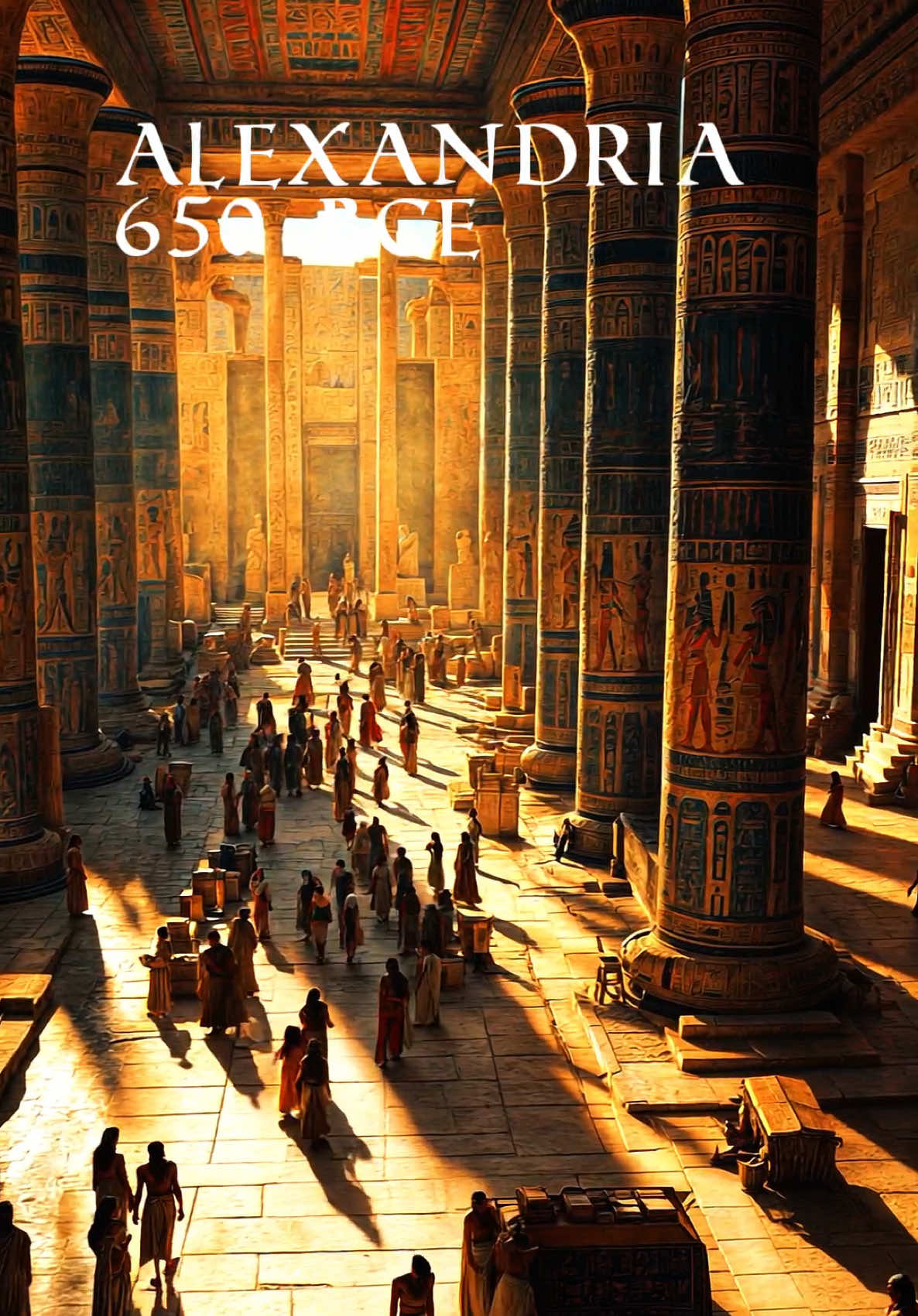 What was life like in Alexandria - 650 BCE? #egypt #history #historytok #Ai #Film 