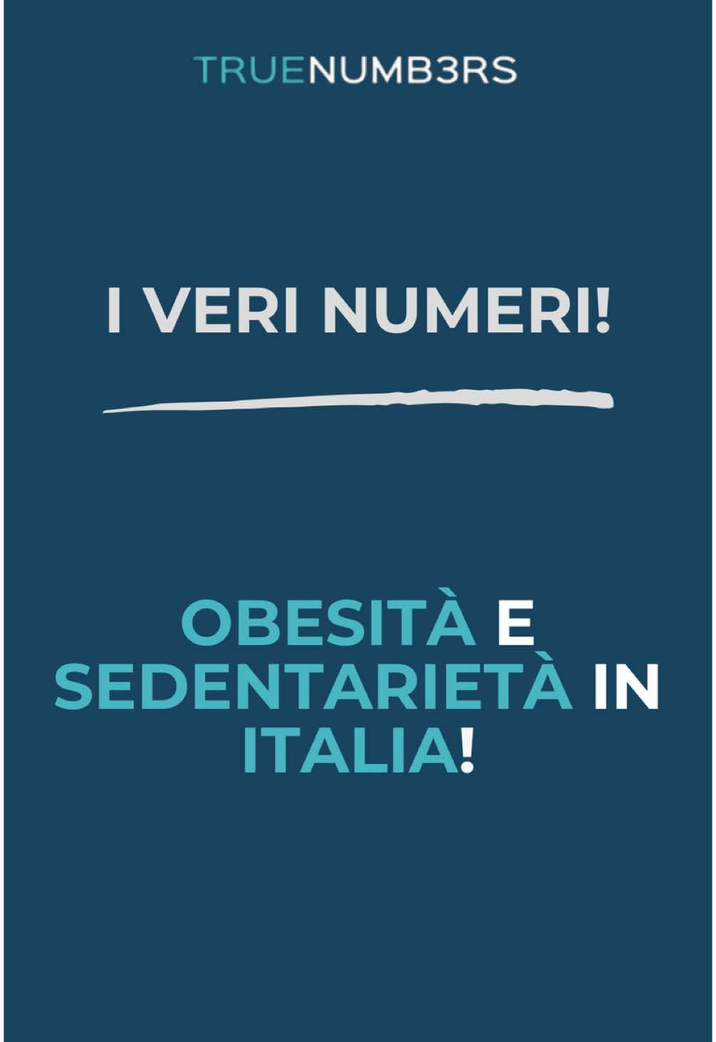 I veri numeri! Obesità e sedentarietà in Italia!#numeri #truenumbers #obesita #italia #ai #avatar 