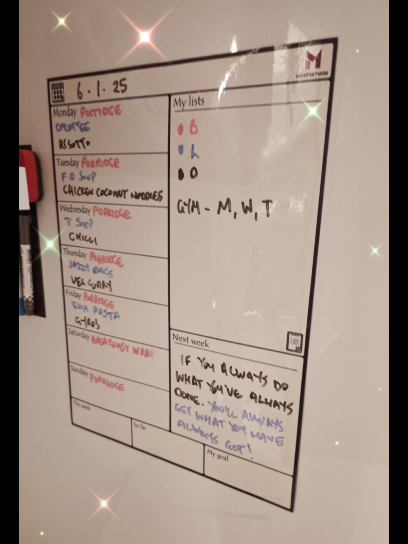 Feeling determined to stay consistent with planning! I always veer off track when I don't plan, so I'm committing to staying consistent with my planning this year. Let's make it happen together!  💪 #consistencyiskey #consistent #planning #makeithappen #weightlossjourney #weightloss #healthylifestyle #healthyfood #healthy #letsdothis #nomorestartingover 