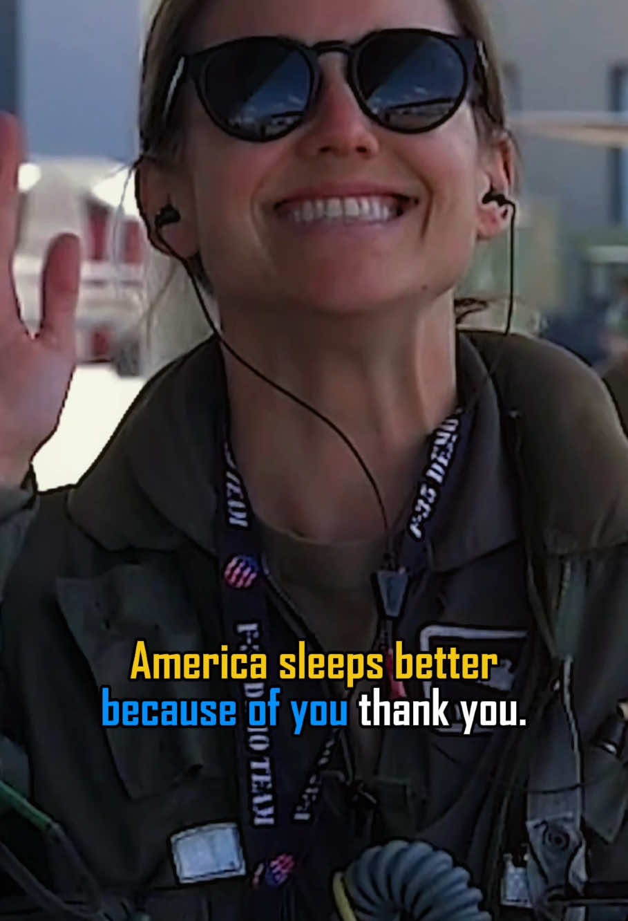 🇺🇸😱💯America sleeps better because of you thank you #military #usa🇺🇸 #airforce #pilot #army #plane #womenpilot 