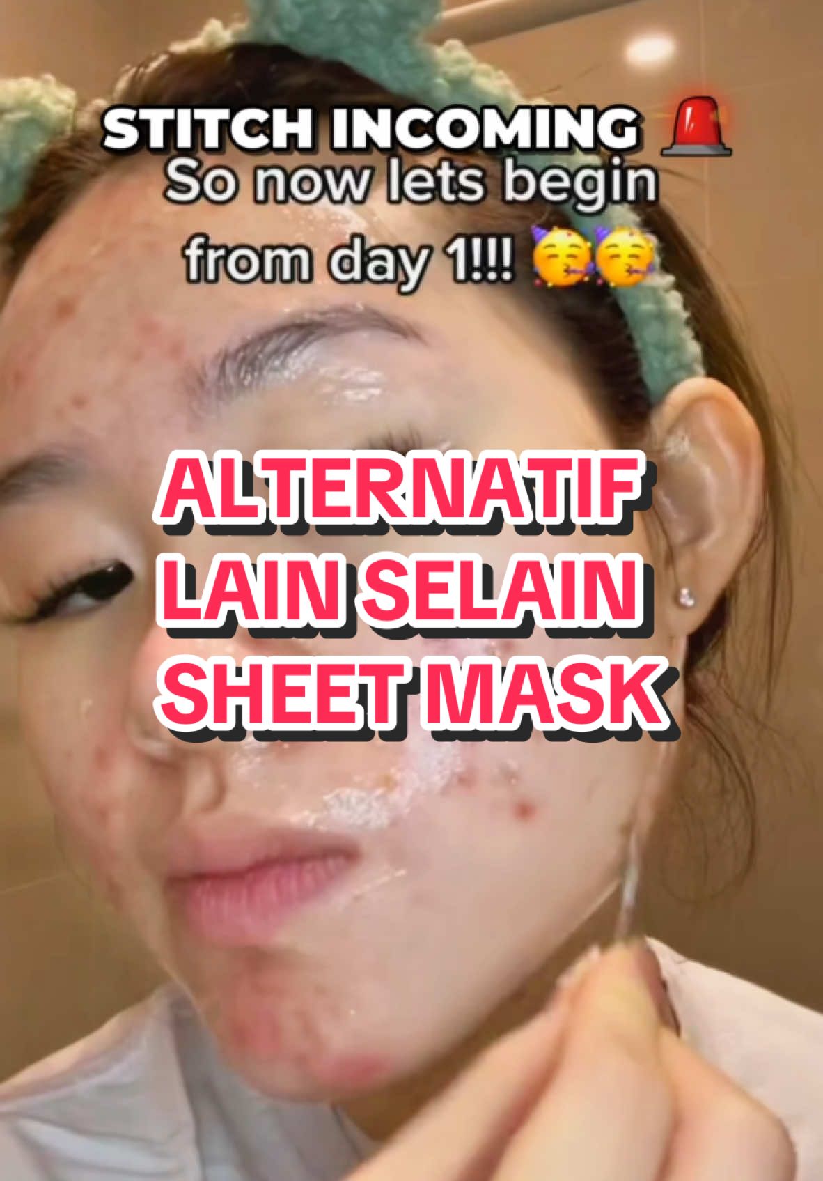 Alternatif lain selain sheet mask. Semoga bermanfaat semua 😊 #fyp #tiktokguru #skincaretips #LearnOnTikTok #kecantikan #beautytips #sheetmask #sleepingmask #jellymask 