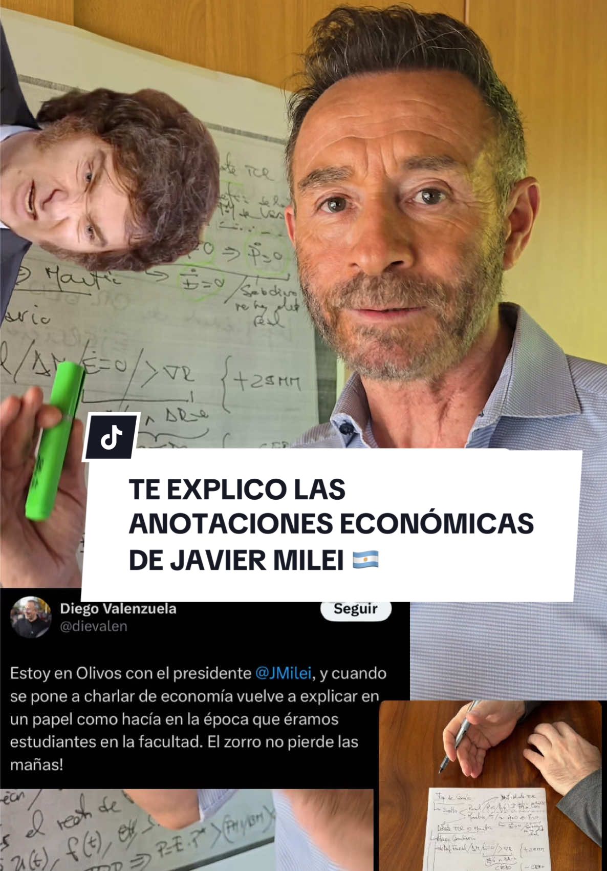 TE EXPLICO LAS ANOTACIONES ECONÓMICAS DE JAVIER MILEI 🇦🇷 #javiermilei #economia #argentina