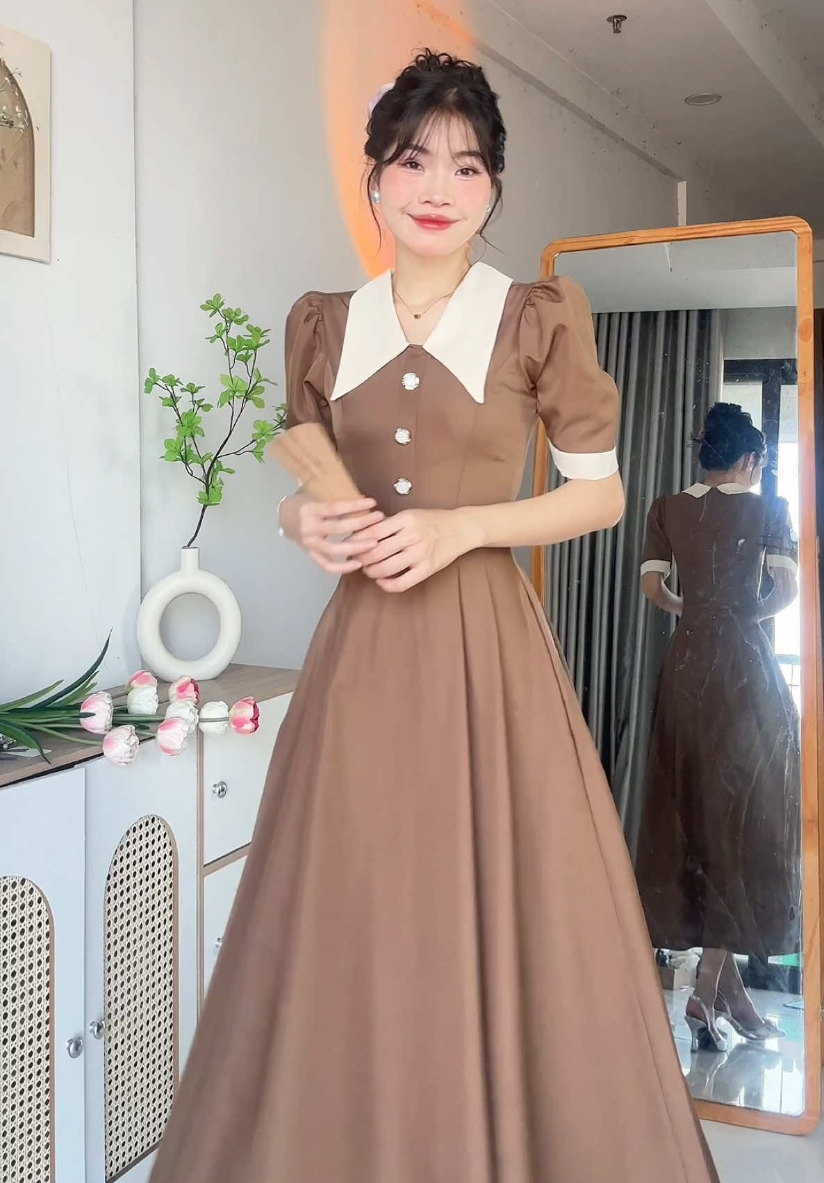 Lên đồ basic công sở - đi chơi đi làm đều được cho cả nhà #xuhuong #outfit #vaycongso #vaydilam #thoitrang #thoitrang #fyp #chiiihaycuoi 