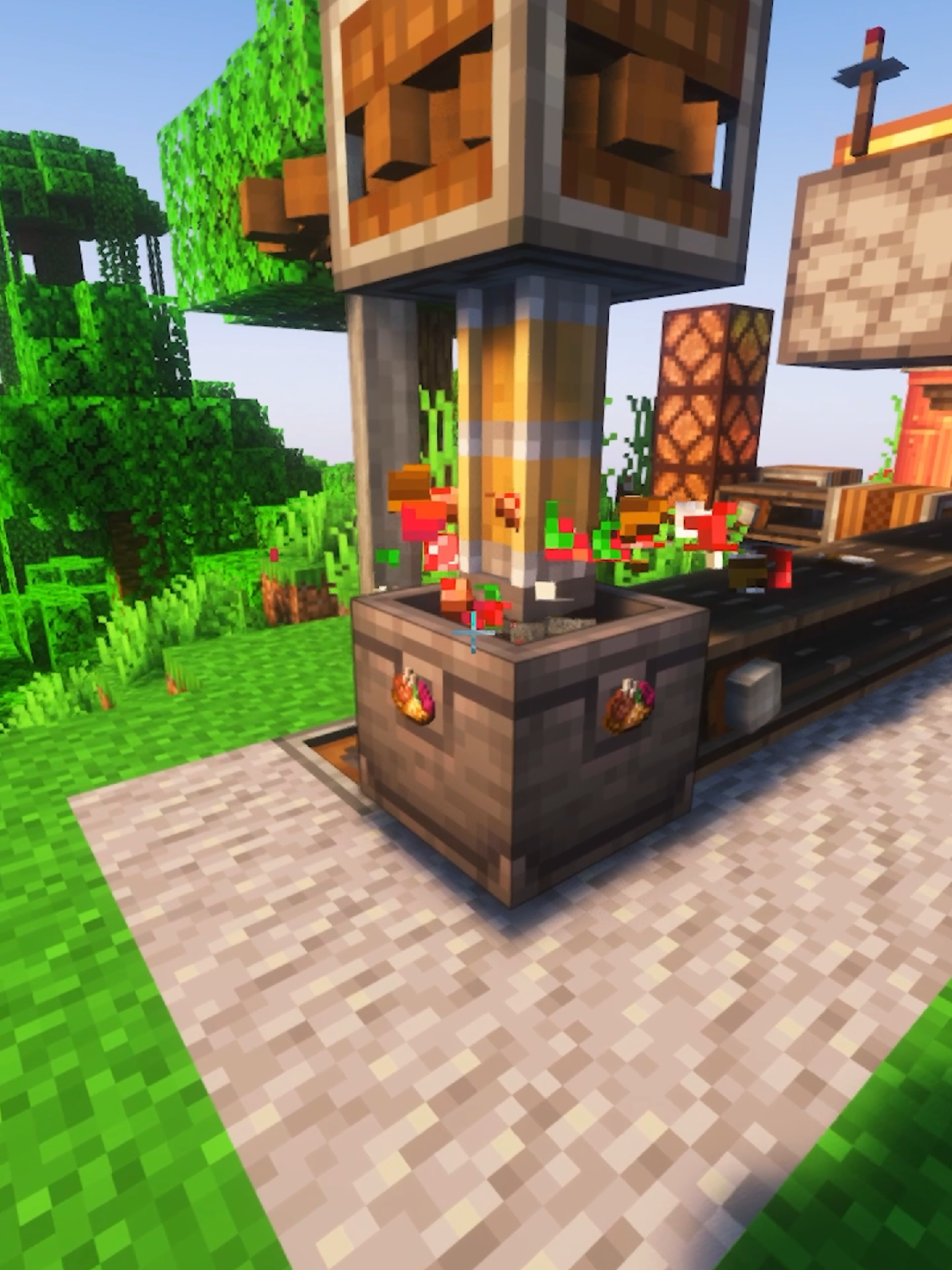 Roasted Mutton Chops ▬▬▬▬▬▬▬▬▬▬▬▬▬▬▬▬▬▬ 🔍 Version • Java Edition 1.20.1 ⚙️ Mods • Create • Create Slice & Dice • Delightful Creators • Farmer's Delight ☀️ Shader Pack • Complementary Shaders  ▬▬▬▬▬▬▬▬▬▬▬▬▬▬▬▬▬▬ #Minecraft #minecraftbuildingideas #create 