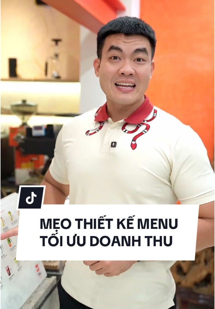 Mẹo thiết kế menu để tối ưu doanh thu cho các chủ quán #phathala #coffee #cafe #caphe #kinhdoanh #fnb #xuhuong #fyp #learnontikok #dtv #dtvmedia 